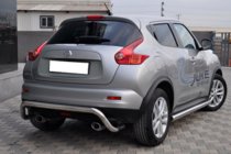 Nissan Juke 2010-2019 Seitliche Rohre Ø60 (2 Stk., Edelstahl) Foto 4