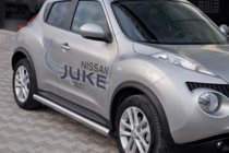 Nissan Juke 2010-2019 Seitliche Rohre Ø60 (2 Stk., Edelstahl) Foto 1