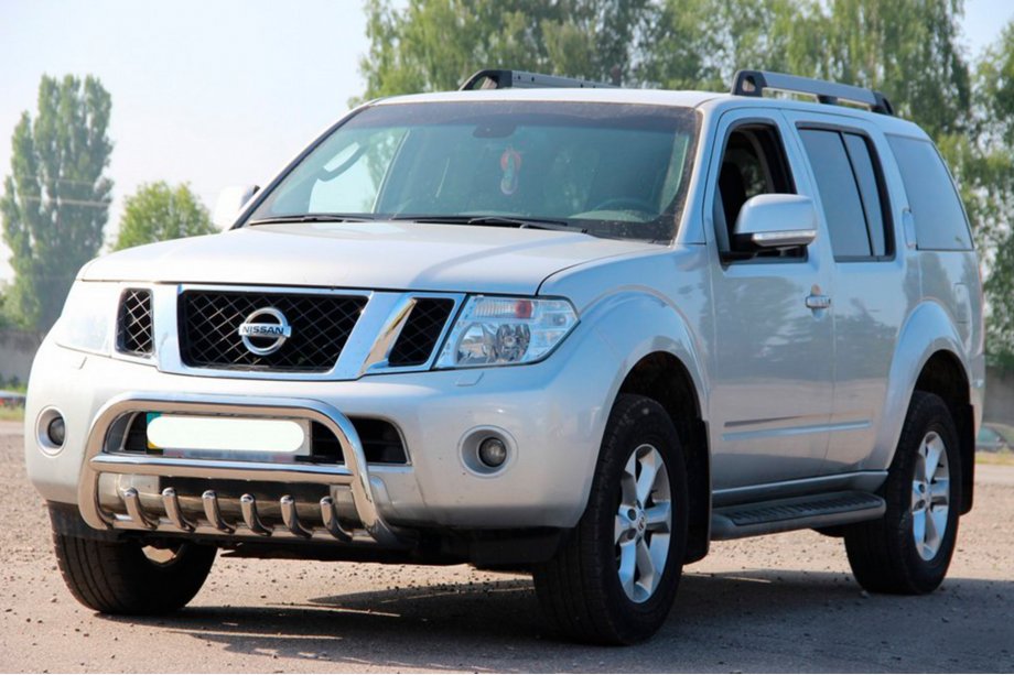 Nissan Navara 2006-2015 Frontbügel WT008 (Edelstahl) Image