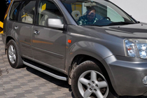 Nissan X-trail T30 2002-2007 Seitenschweller Fullmond (2 Stk., Alu) Foto 5