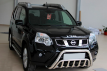 Nissan X-trail T31 2007-2014 Frontschutz WT002 (Edelstahl) Foto 5