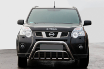 Nissan X-trail T31 2007-2014 Frontschutz WT002 (Edelstahl) Foto 1