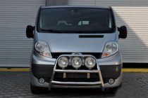Renault Trafic 2001–2015 Frontbügel WT018 (Edelstahl) Foto 3