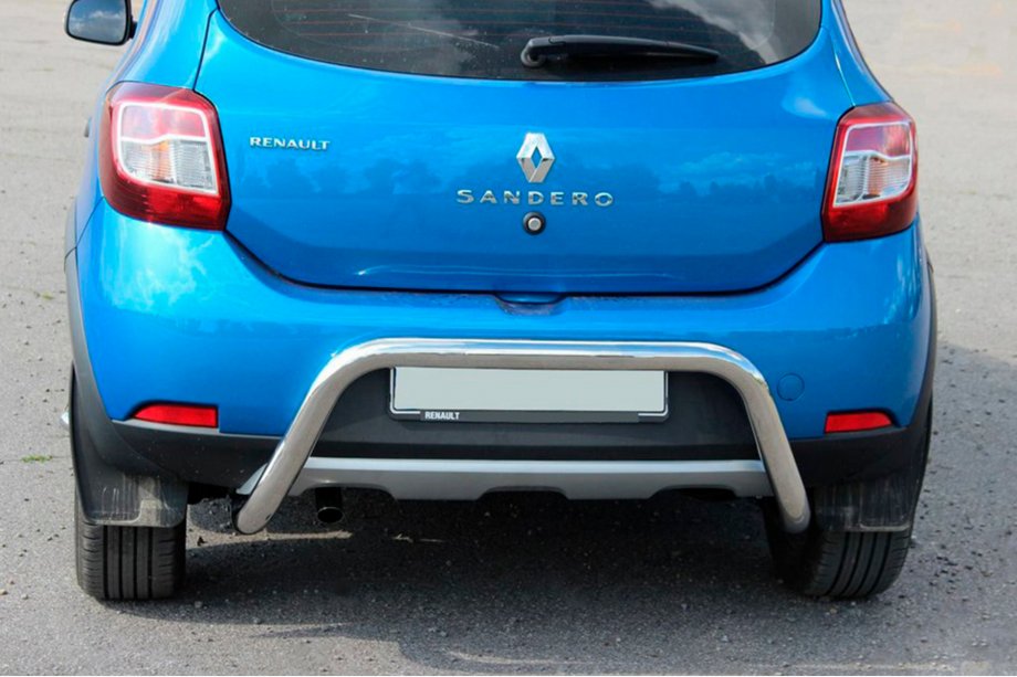 Renault Sandero 2013-2022 Heckbügel AK007 (Edelstahl) Image