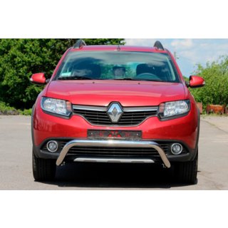 Frontbügel WT007 (Edelstahl) Dacia Sandero 2013-2020 Foto 2