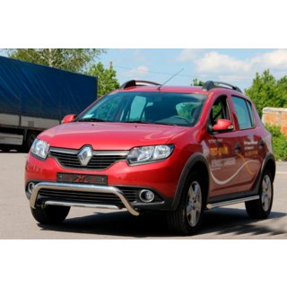Frontbügel WT007 (Edelstahl) Dacia Sandero 2013-2020 Foto 3