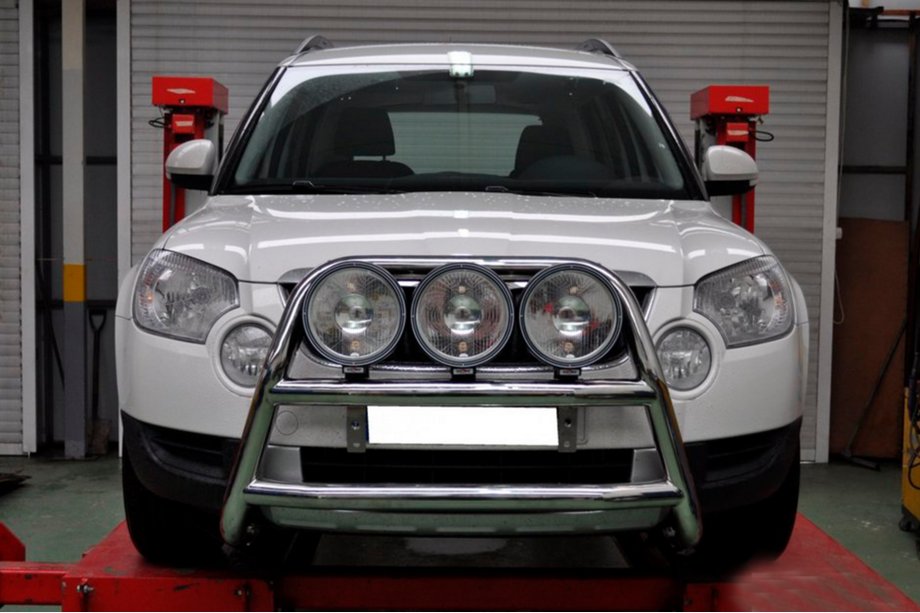 Skoda Yeti 2009-2017 Frontbügel WT018 (Edelstahl) Foto 4