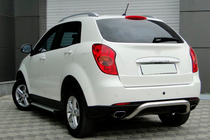 SsangYong Korando 2010-2019 Heckbügel AK006 Edelstahl Foto 1