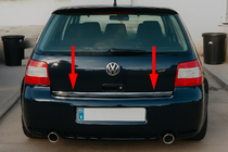Volkswagen Golf 4 1997-2006 Kofferraumleiste Edelstahl Foto 1