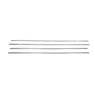 Fensterleisten Chrom (4 Stk, Edelstahl) Volkswagen Golf 6 2008-2014 Foto 3