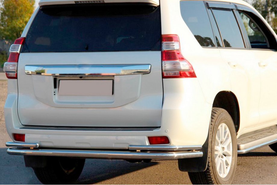 Toyota Land Cruiser Prado 150 2009-2023 Heckbügel AK005-2 (Edelstahl) Image