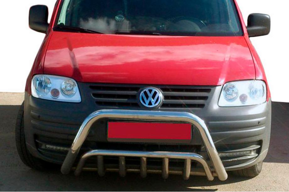 Volkswagen Caddy 2010-2015 Frontbügel WT002 (Ø 60 mm, Edelstahl) Image