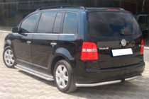 Volkswagen Touran 2003-2010 Hintere Eckschutzrohre AK003 (2 Stk., Edelstahl) Foto 3