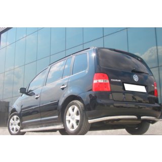 Hintere Eckschutzrohre AK003 (2 Stk., Edelstahl) Volkswagen Touran 2003-2010 Foto 4