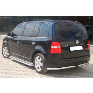 Hintere Eckschutzrohre AK003 (2 Stk., Edelstahl) Volkswagen Touran 2003-2010 Foto 3