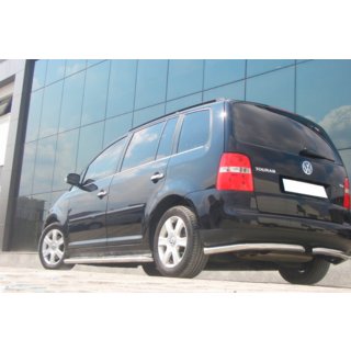 Hintere Eckschutzrohre AK003 (2 Stk., Edelstahl) Volkswagen Touran 2003-2010 Foto 2
