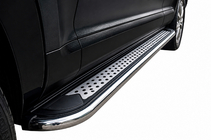 Porsche Cayenne 2003–2010 Seitenschweller Maydos V2 (2 Stk., Aluminium & Edelstahl) Foto 1