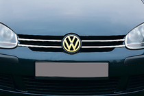 Volkswagen Golf 6 2008-2014 Grillabdeckungen (4 Stk, Edelstahl) Foto 1