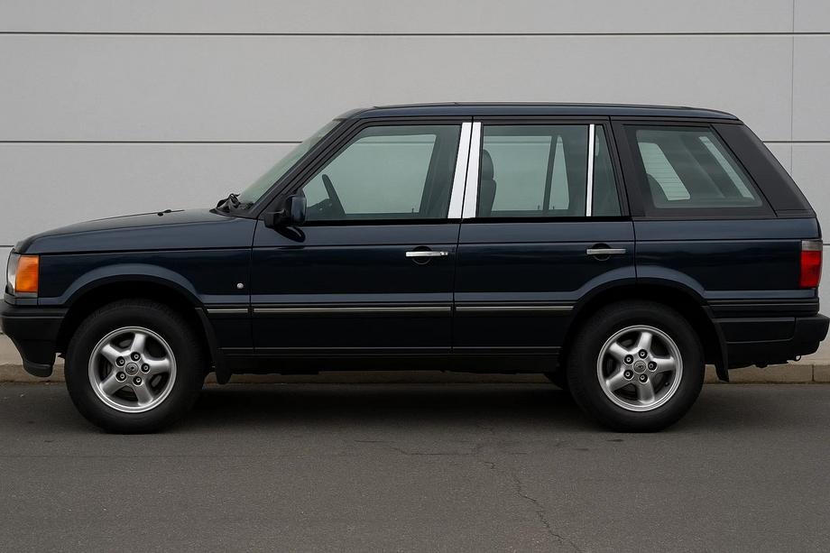 Range Rover II P38A 1997-2002 Edelstahl Türsäulen Zierleisten (6 Stk) Image