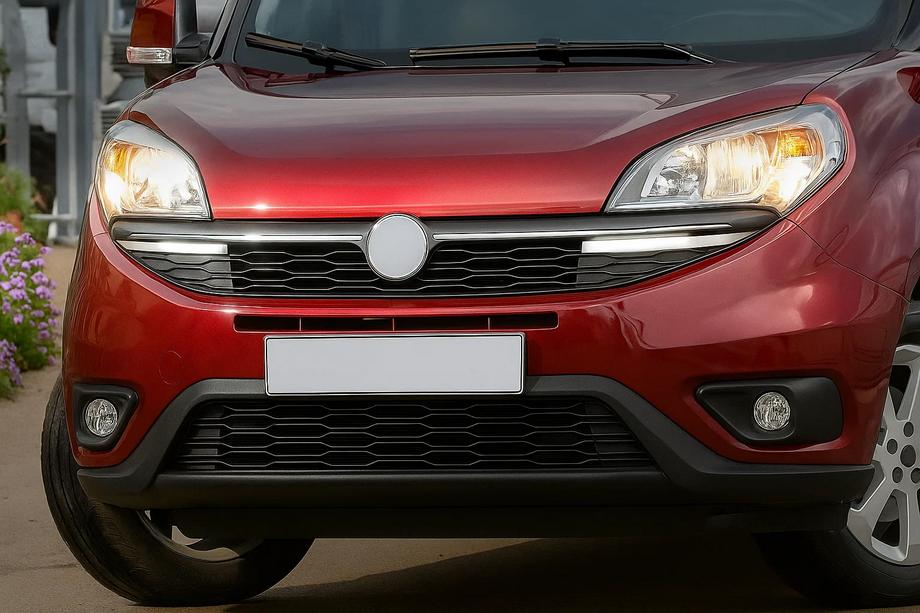 Fiat Doblo II 2010-2022 Tagfahrleuchten Chrom (2014↗, LED) Image