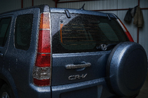 Honda CRV 2001-2006 Chrom Blenden für Rückleuchten (2 Stk., Kunststoff) Foto 1