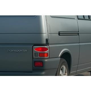 Chrom Rückleuchten Abdeckungen (2 Stk, Edelstahl) Volkswagen T4 Caravelle/Multivan 1990–2003 Foto 4