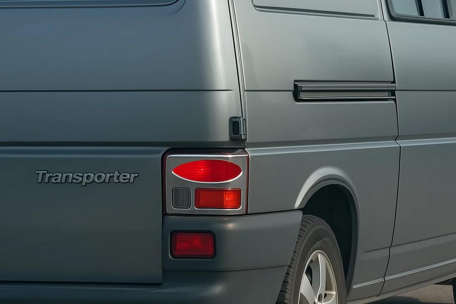 Volkswagen T4 Caravelle/Multivan 1990–2003 Chrom Rückleuchten Abdeckungen (2 Stk, Edelstahl) Foto 4