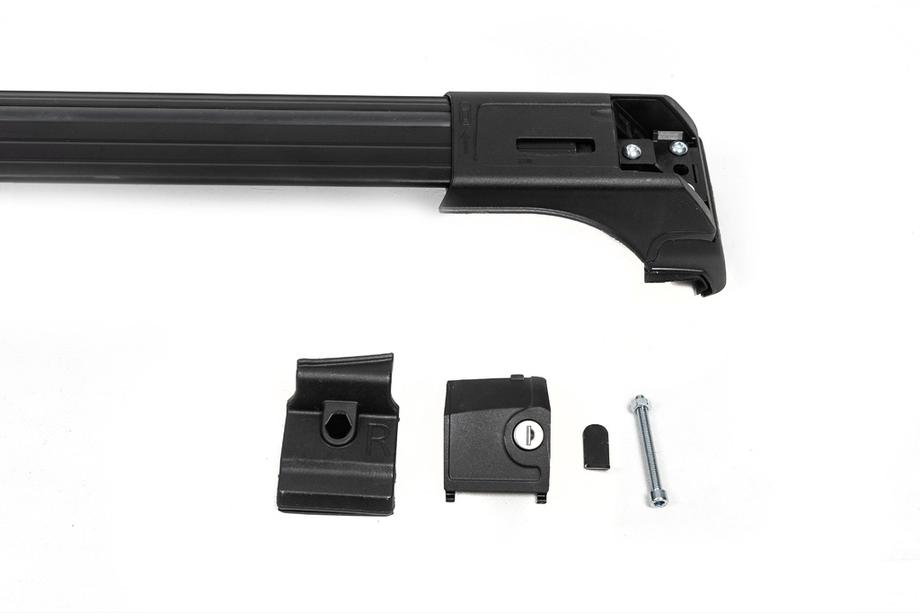 Dachträger für integrierte Reling abschließbar Skybar V2 (2 Stk) bis 120 cm, Schwarz Foto 10