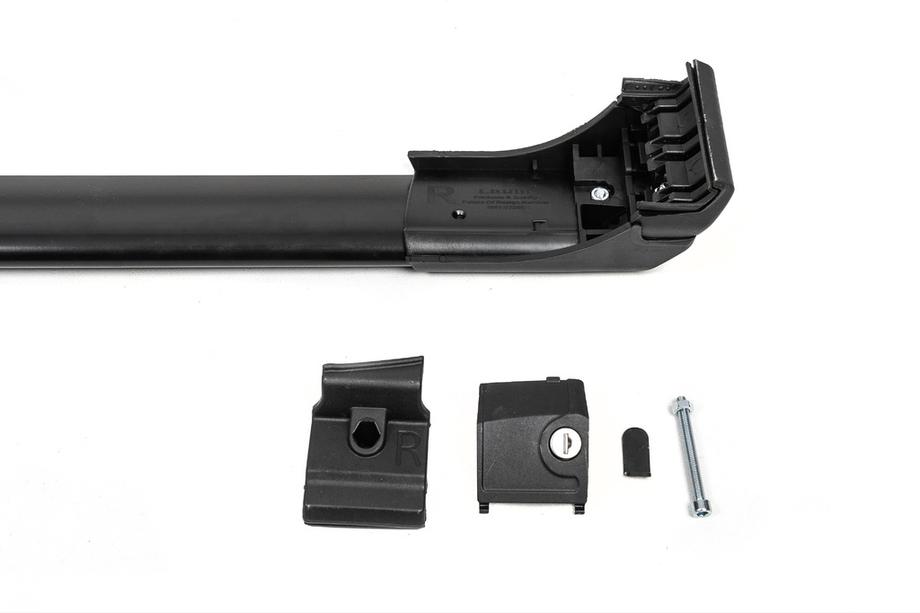 Dachträger für integrierte Reling abschließbar Skybar V2 (2 Stk) bis 120 cm, Schwarz Foto 11