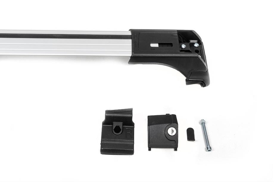 Dachträger für integrierte Reling abschließbar Skybar V2 (2 Stk) bis 120 cm, Schwarz Foto 12