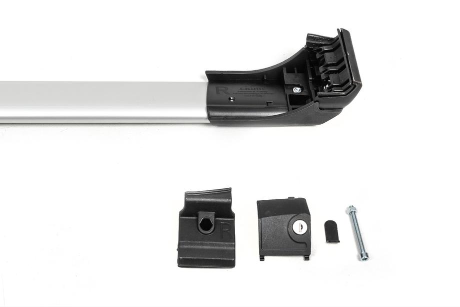 Dachträger für integrierte Reling abschließbar Skybar V2 (2 Stk) bis 120 cm, Schwarz Foto 13