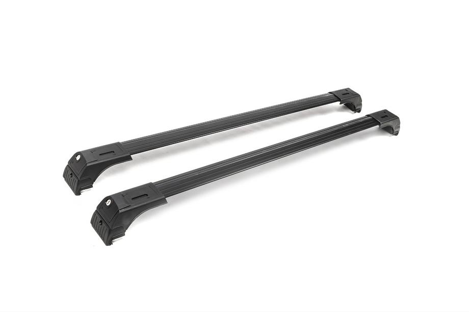 Dachträger für integrierte Reling abschließbar Skybar V2 (2 Stk) bis 120 cm, Schwarz Foto 16