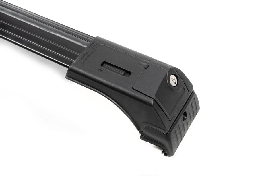 Dachträger für integrierte Reling abschließbar Skybar V2 (2 Stk) bis 120 cm, Schwarz Foto 17