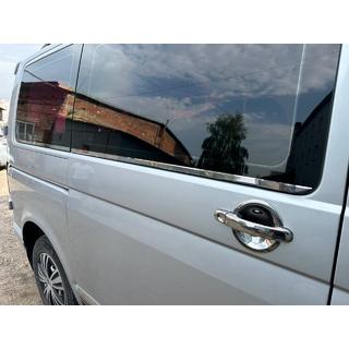 Edelstahl Unterlagen für Türgriffe Volkswagen T5 Transporter 2003-2010 Foto 4