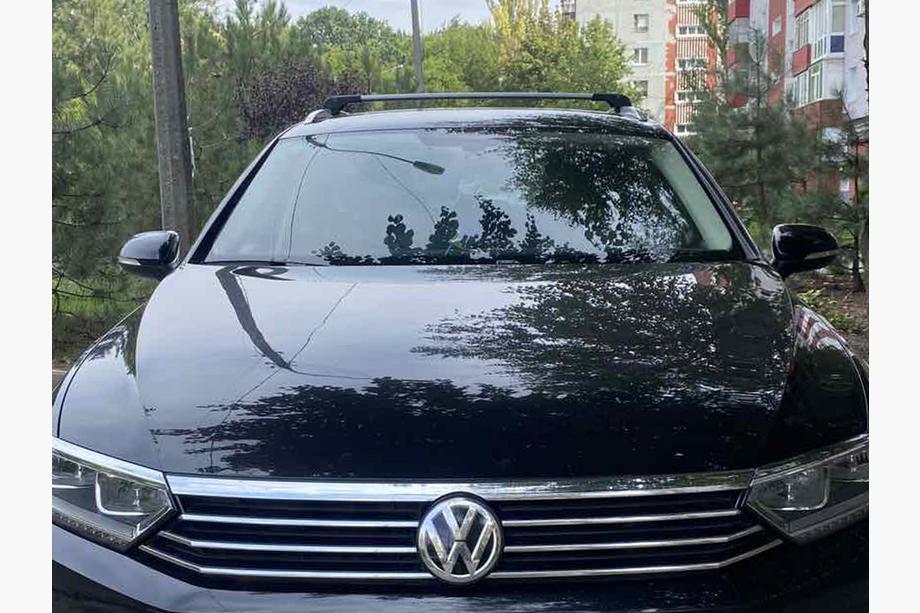 Volkswagen Passat B8 2015-2023 Dachträger für integrierte Reling abschließbar (2 Stk) Schwarz Foto 8