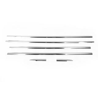 Fensterrahmen Abdeckung (6 Stk, Edelstahl) Volkswagen Tiguan 2007-2016 Foto 3