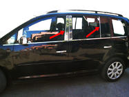 Volkswagen Touran 2003-2010 Edelstahl Türsäulen Zierleisten (10 Stk) Foto 3