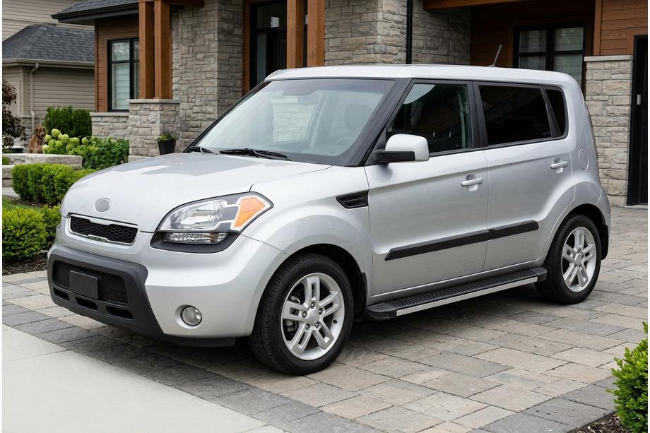 Kia Soul I 2008-2013 Seitenschweller Maya V1 (2 Stk., Aluminium) Image