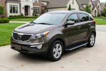 Kia Sportage 2010-2015 Seitenschweller Maya V1 (2 Stk., Aluminium) Foto 1