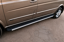 Mercedes Vito/V-class W447 2014- Seitenschweller Maya V1 (2 Stk., Aluminium) Lang (ExtraLong) Foto 2