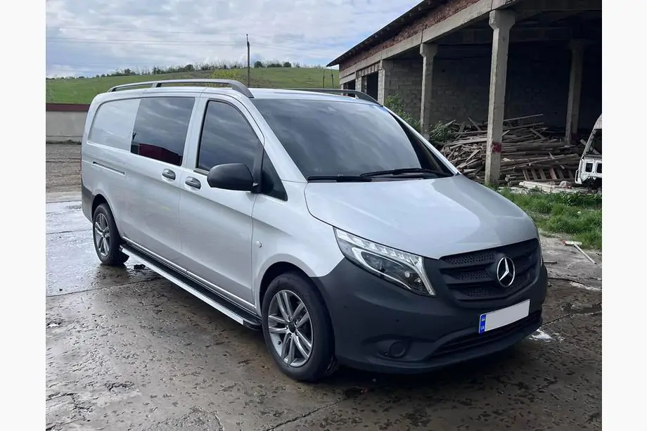 Mercedes Vito/V-class W447 2014- Seitenschweller Maya V1 (2 Stk., Aluminium) Image