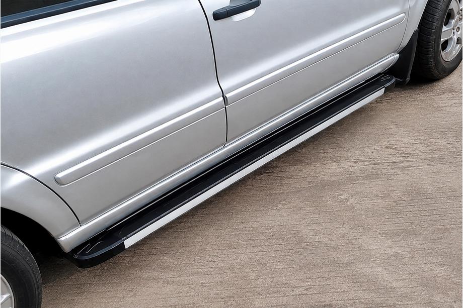 Mercedes ML W163 1997-2005 Seitenschweller Maya V1 (2 Stk., Aluminium) Foto 1