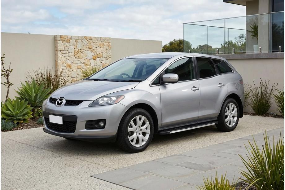 Mazda CX-7 2006-2012 Seitenschweller Maya V1 (2 Stk., Aluminium) Image