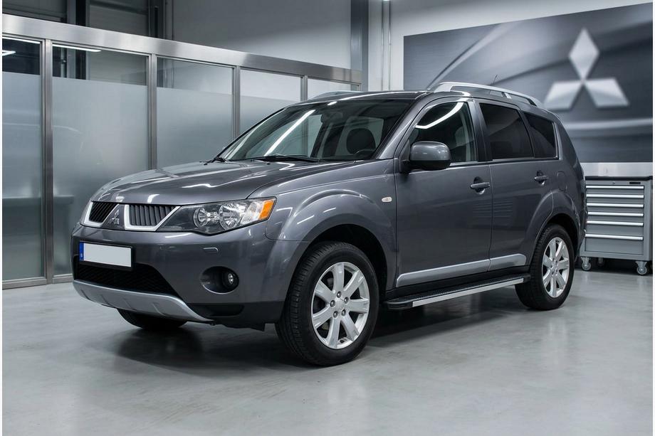 Mitsubishi Outlander 2006-2012 Seitenschweller Maya V1 (2 Stk., Aluminium) Image