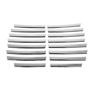 Chrom Zierleisten für Kühlergrill (Edelstahl) Dodge Nitro 2006-2011 Foto 3