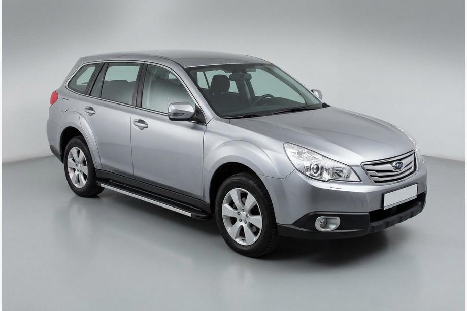 Subaru Outback 2009-2014 Seitenschweller Maya V1 (2 Stk., Aluminium) Image
