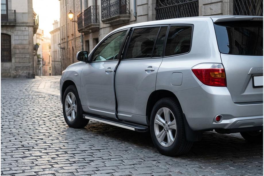 Toyota Highlander 2008-2013 Seitenschweller Maya V1 (2 Stk., Aluminium) Image