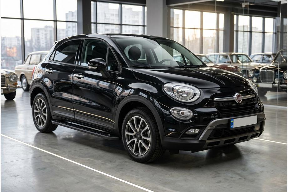Fiat 500X 2014-2024 Seitenschweller RedLine Black (2 Stk., Aluminium) Image