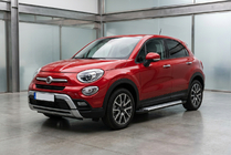 Fiat 500X 2014-2024 Trittbretter Allmond Grey (2 Stk., Aluminium) Foto 1