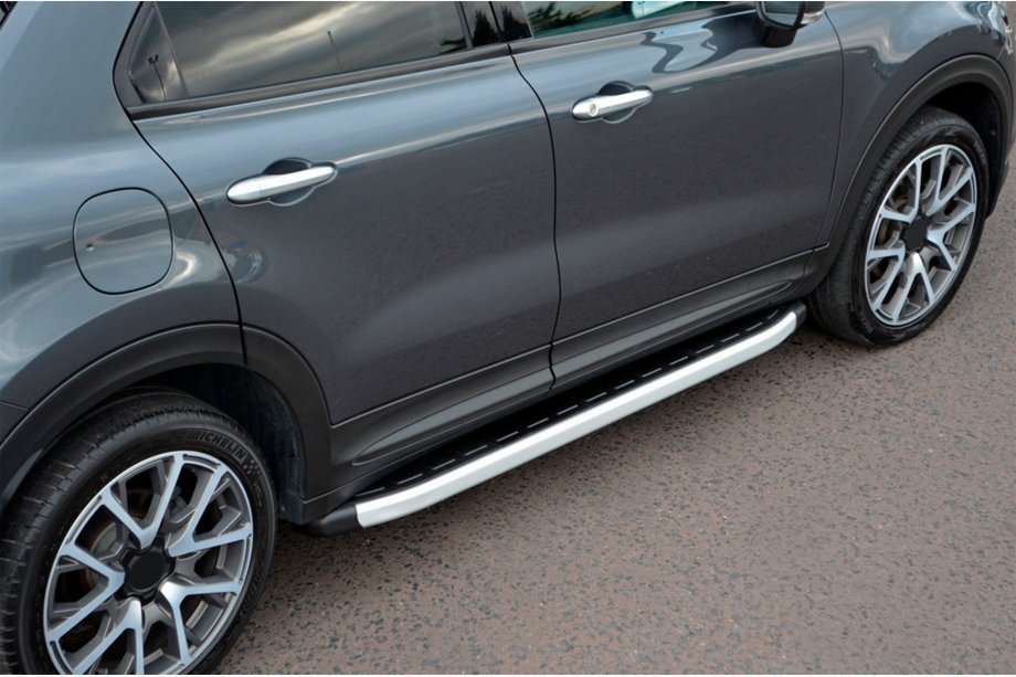Fiat 500X 2014-2024 Seitenschweller Fullmond (2 Stk., Aluminium) Image